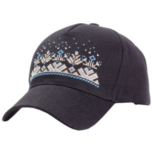 Бейсболка “Етно гори” вишивка (чорна)