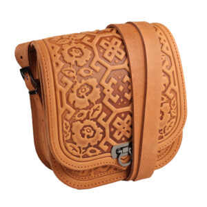 Сумка "Вишиванка" коньяк