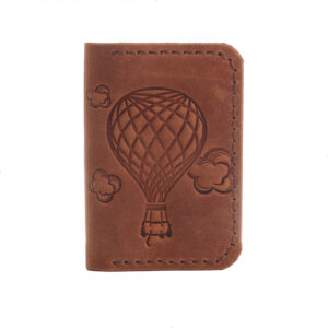 Обкладинка для документів(картхолдер) коньяк "Куля"