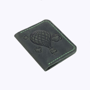 Обкладинка для документів(картхолдер) зелена “Куля”