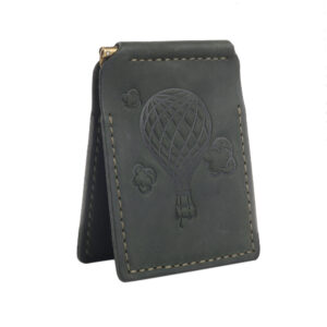 Затискач для купюр "Куля" зелений