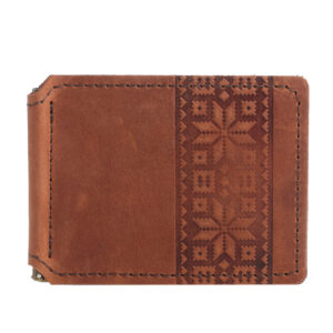 Затискач для купюр рудий “Вишиванка”