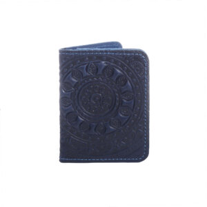 Обкладинка для документів(картхолдер) синя ”Сонце Карпат”