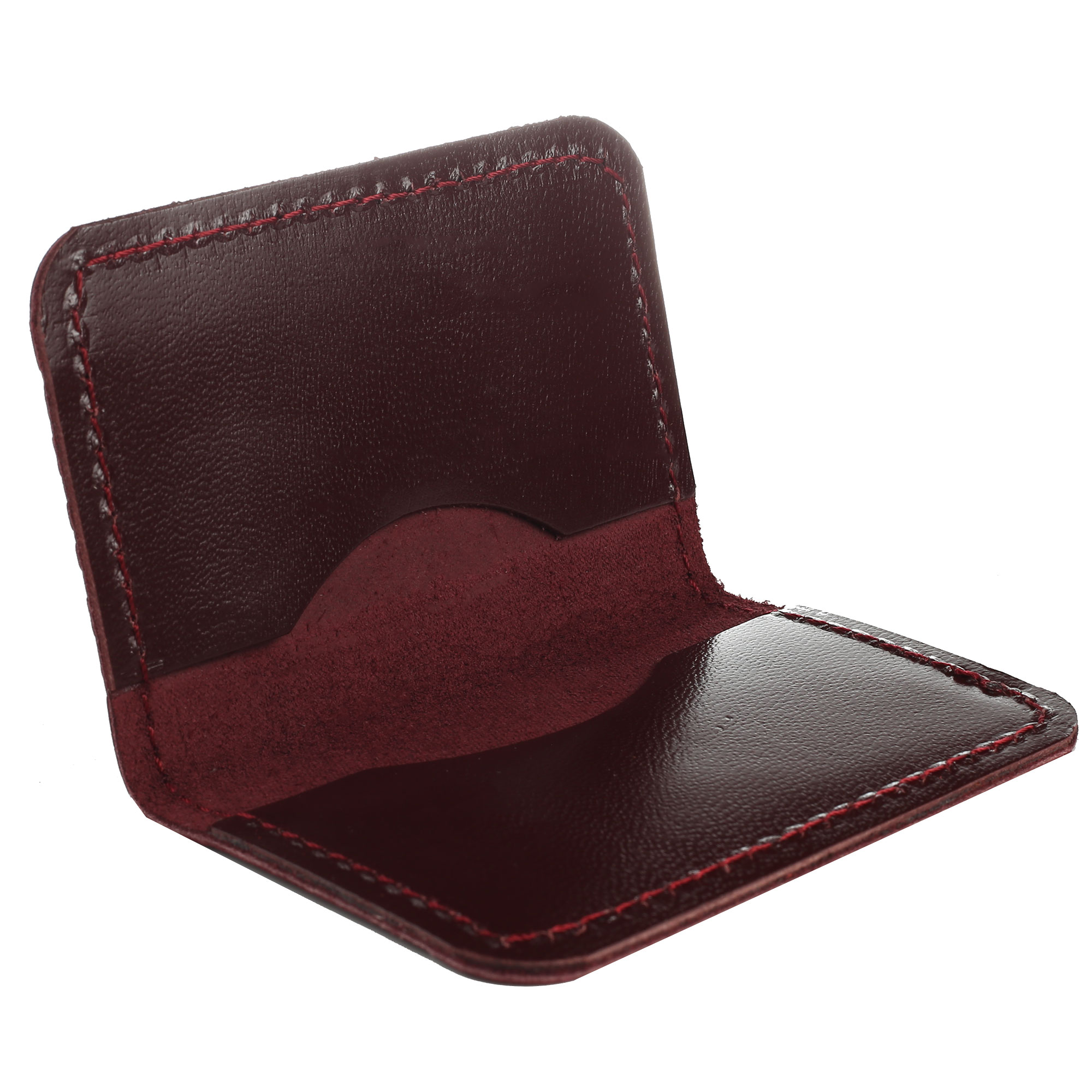 Обкладинка для документів (ID-паспорт) бордова без тиснення - Зображення 4