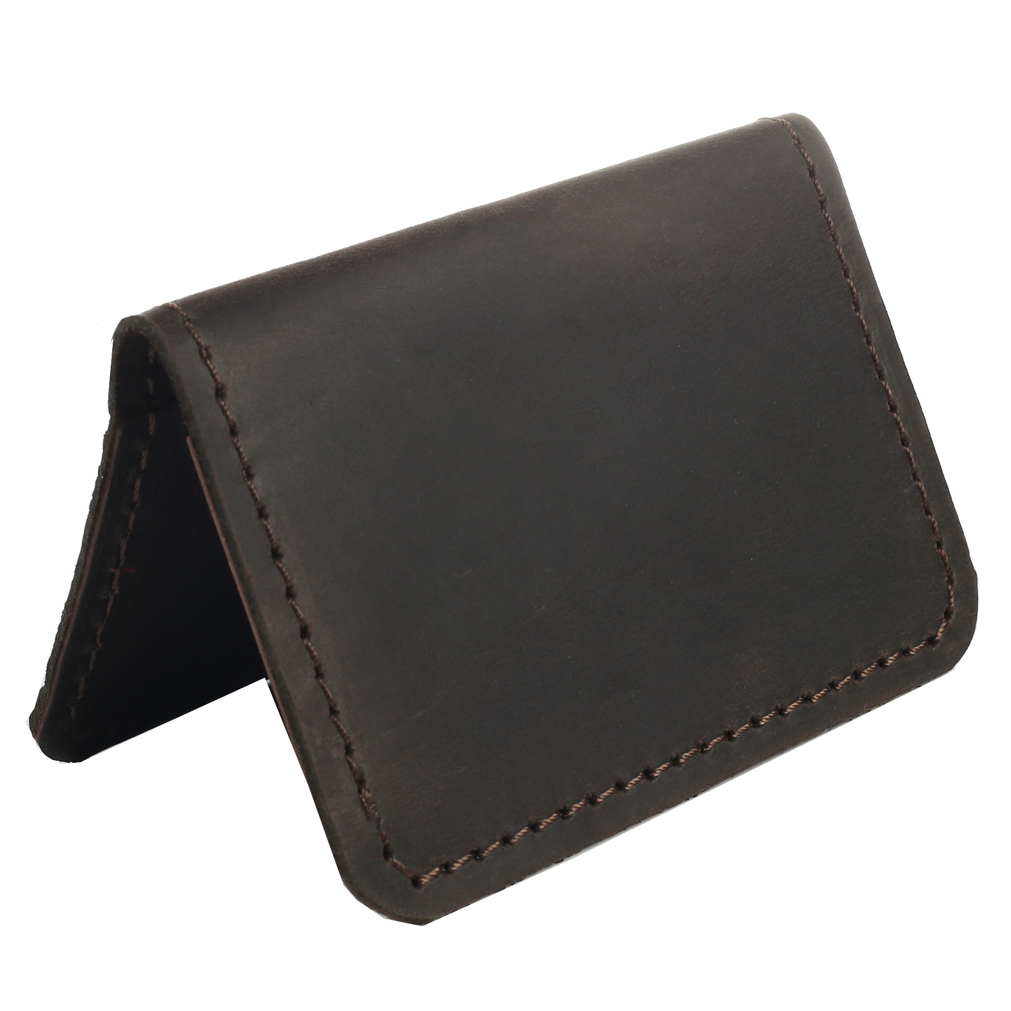 Обкладинка для документів (ID-паспорт) коричнева без тиснення