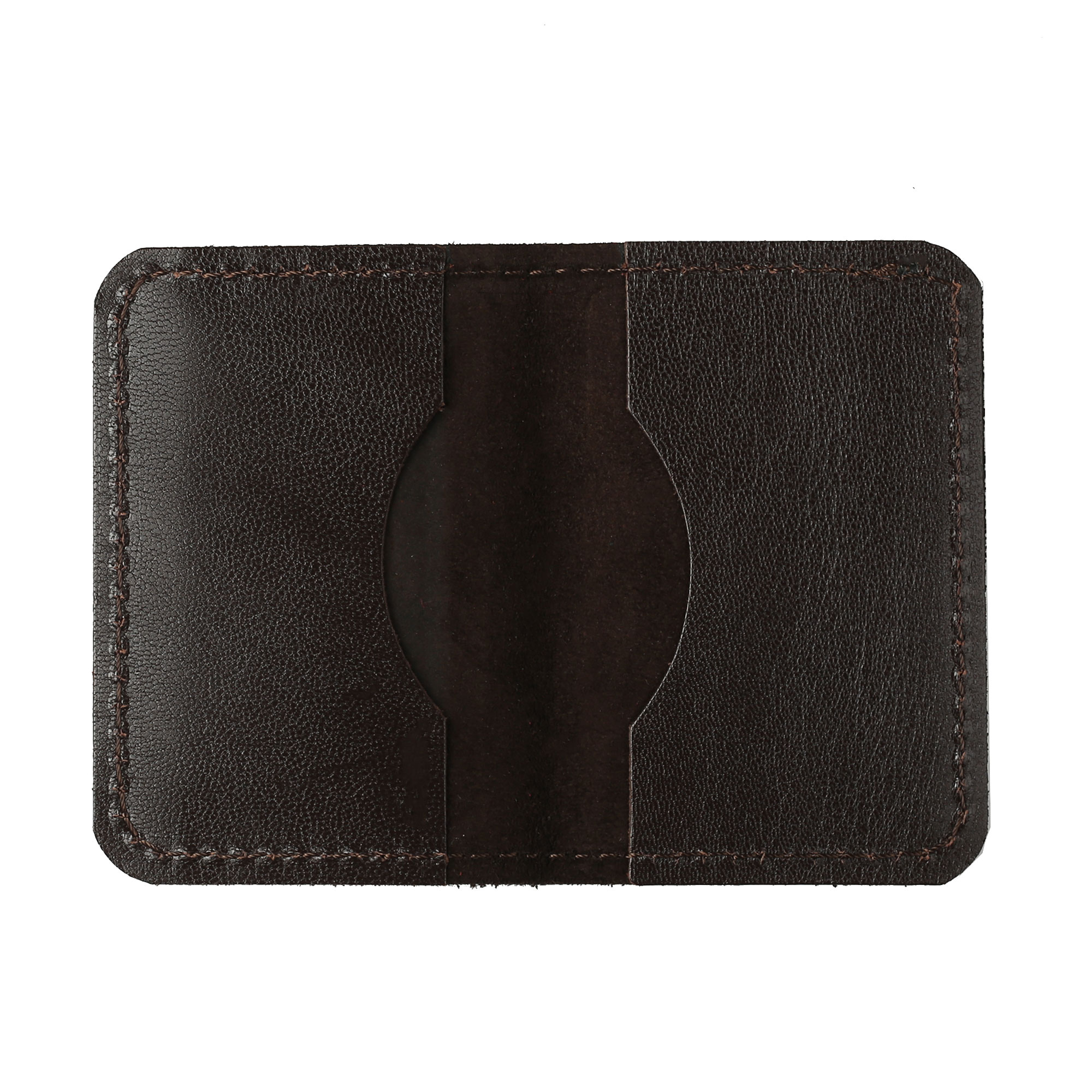 Обкладинка для документів (ID-паспорт) коричнева без тиснення - Зображення 3