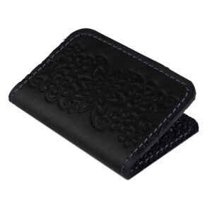 Обкладинка для документів (ID-паспорт) синя Квіти