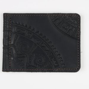 Зажим для грошей чорний Зодіак