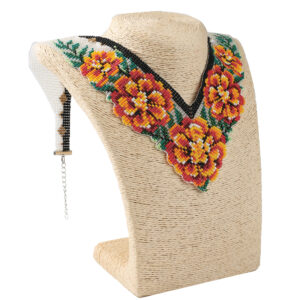 Силянка з бісеру "Чорнобривці"