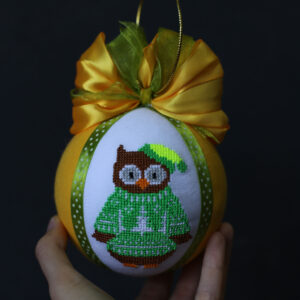 Іграшка новорічна вишита 32