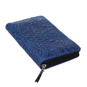 Гаманець лонгер “Квітучий сад” синій