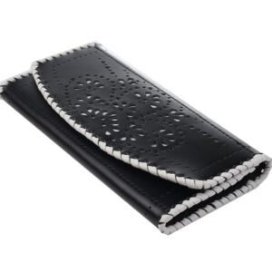 Гаманець лонгер “Візерунки” чорно-білий