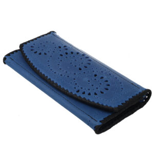 Гаманець лонгер “Візерунки” синій