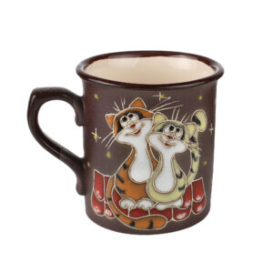 Чашка "Котики на даху"