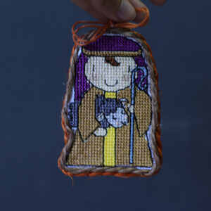 Іграшка новорічна вишита 91