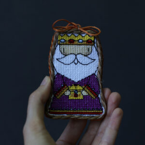 Іграшка новорічна вишита 90