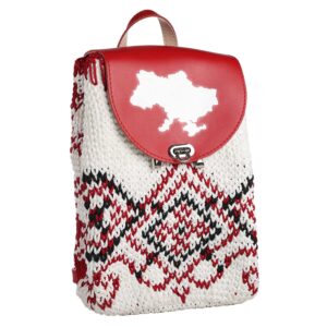 Рюкзак червоно-білий "Вишиванка"