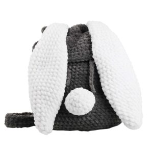 Рюкзак "Зайчик", темно-сірий