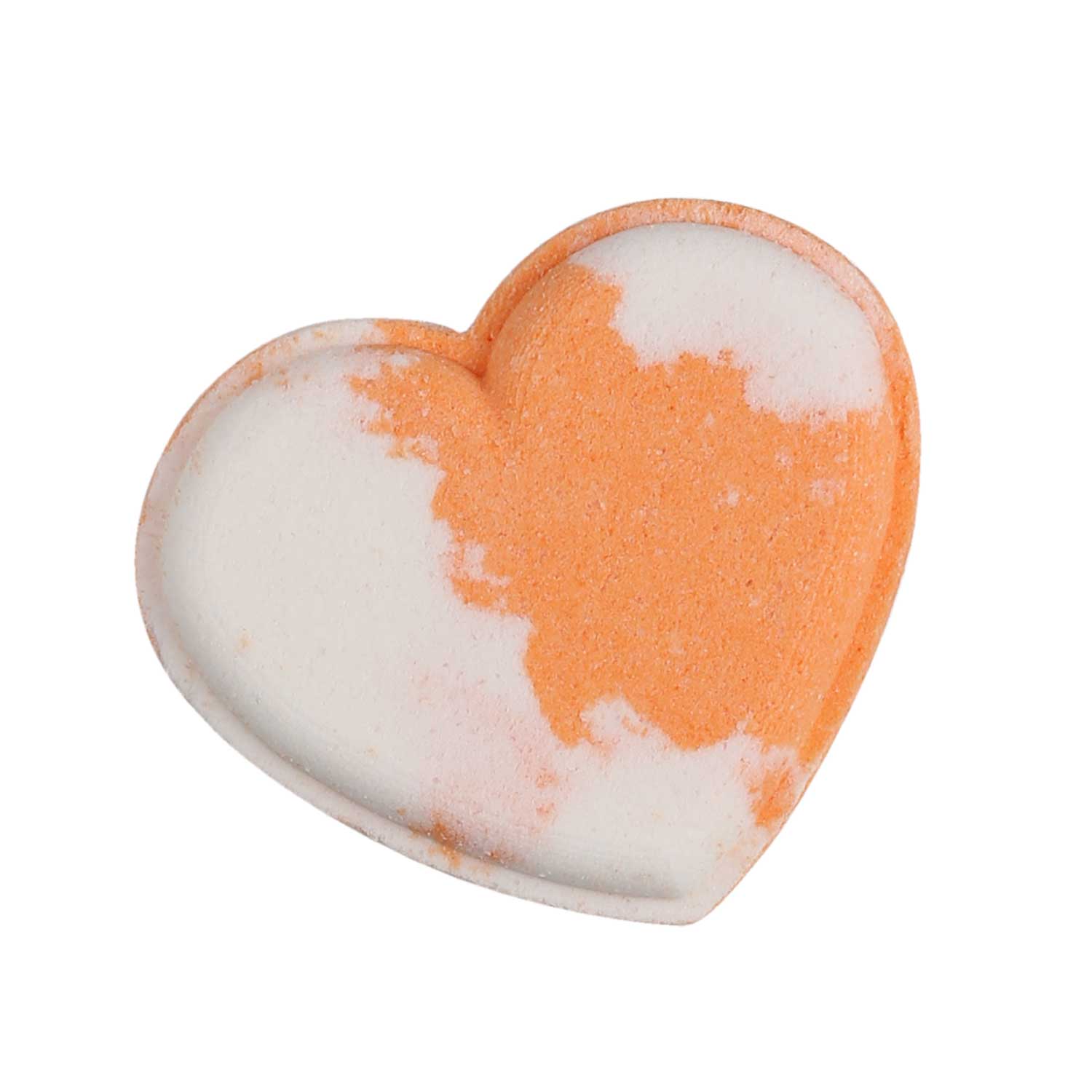 Бомбочка для ванни сердечко “Апельсин та ваніль” - Зображення 3