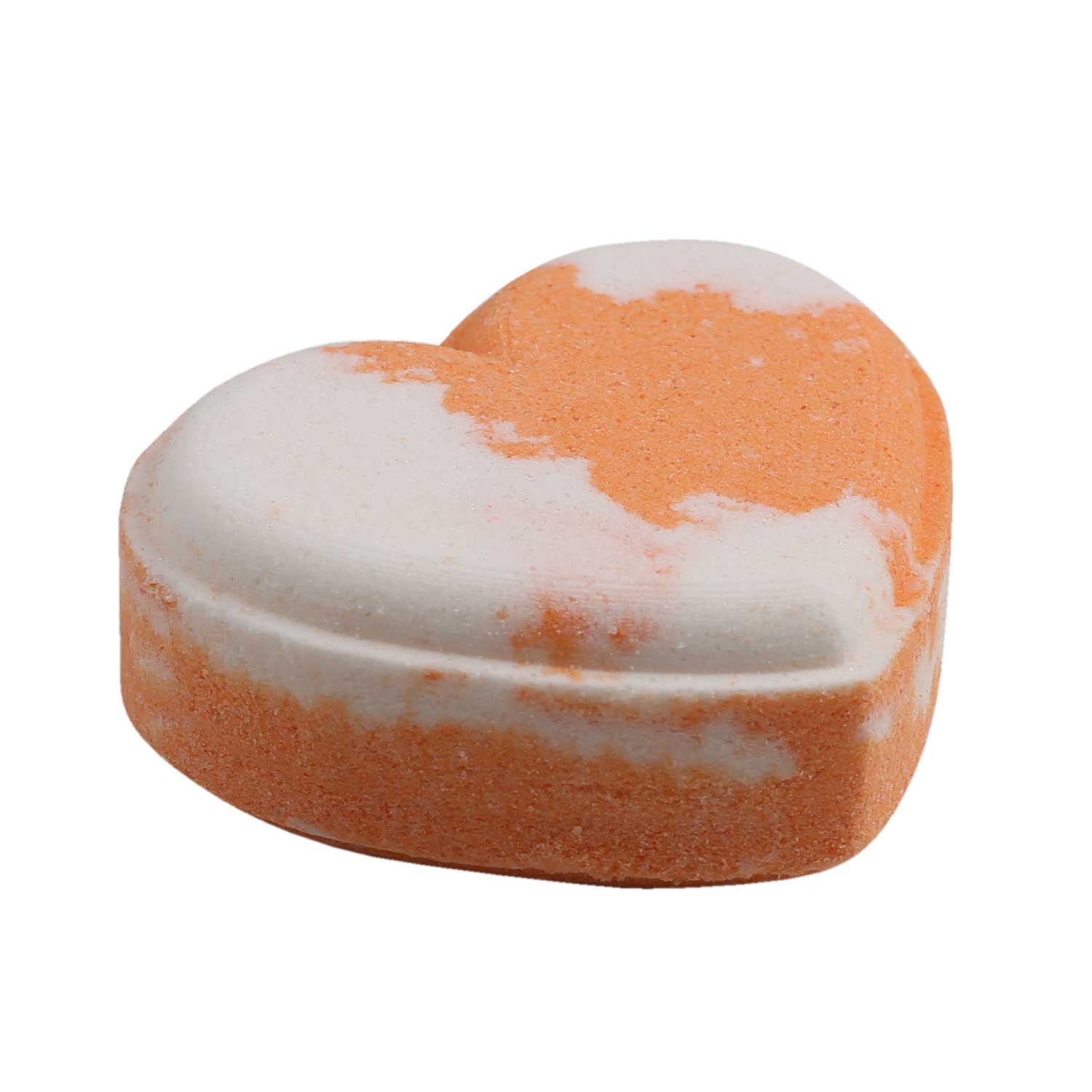 Бомбочка для ванни сердечко “Апельсин та ваніль”