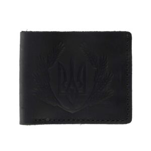 Гаманець чорний складений герб (наш бренд)