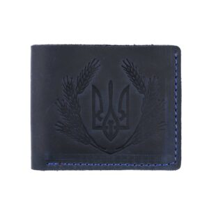 Гаманець синій складений герб (наш бренд)