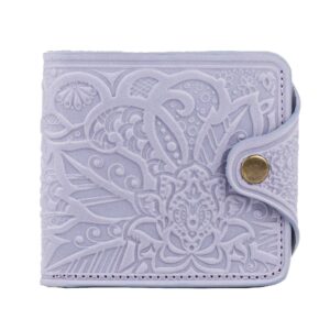 Гаманець з тисненням бузковий (квіти)