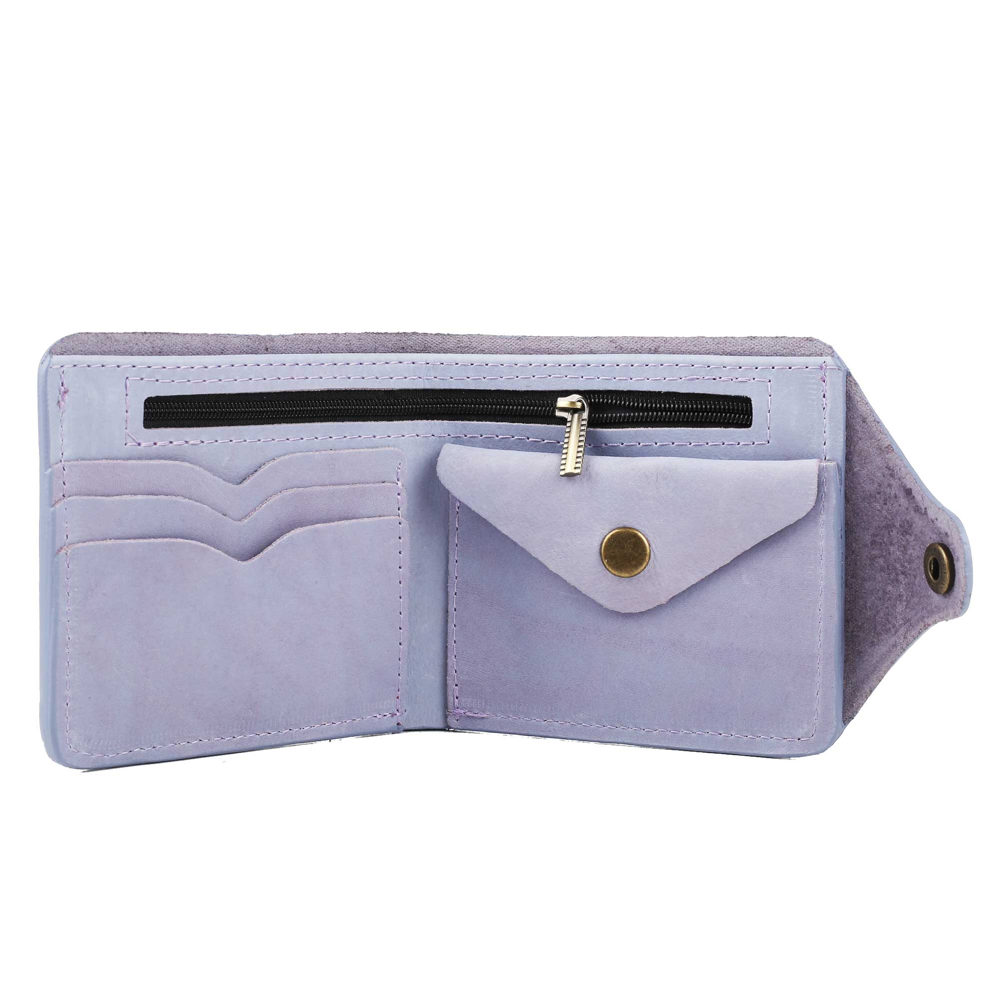 Гаманець з тисненням бузковий (квіти) - Зображення 4