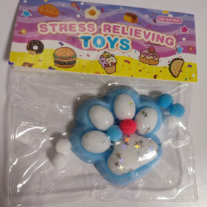 Лапка антистрес – блакитно-біла