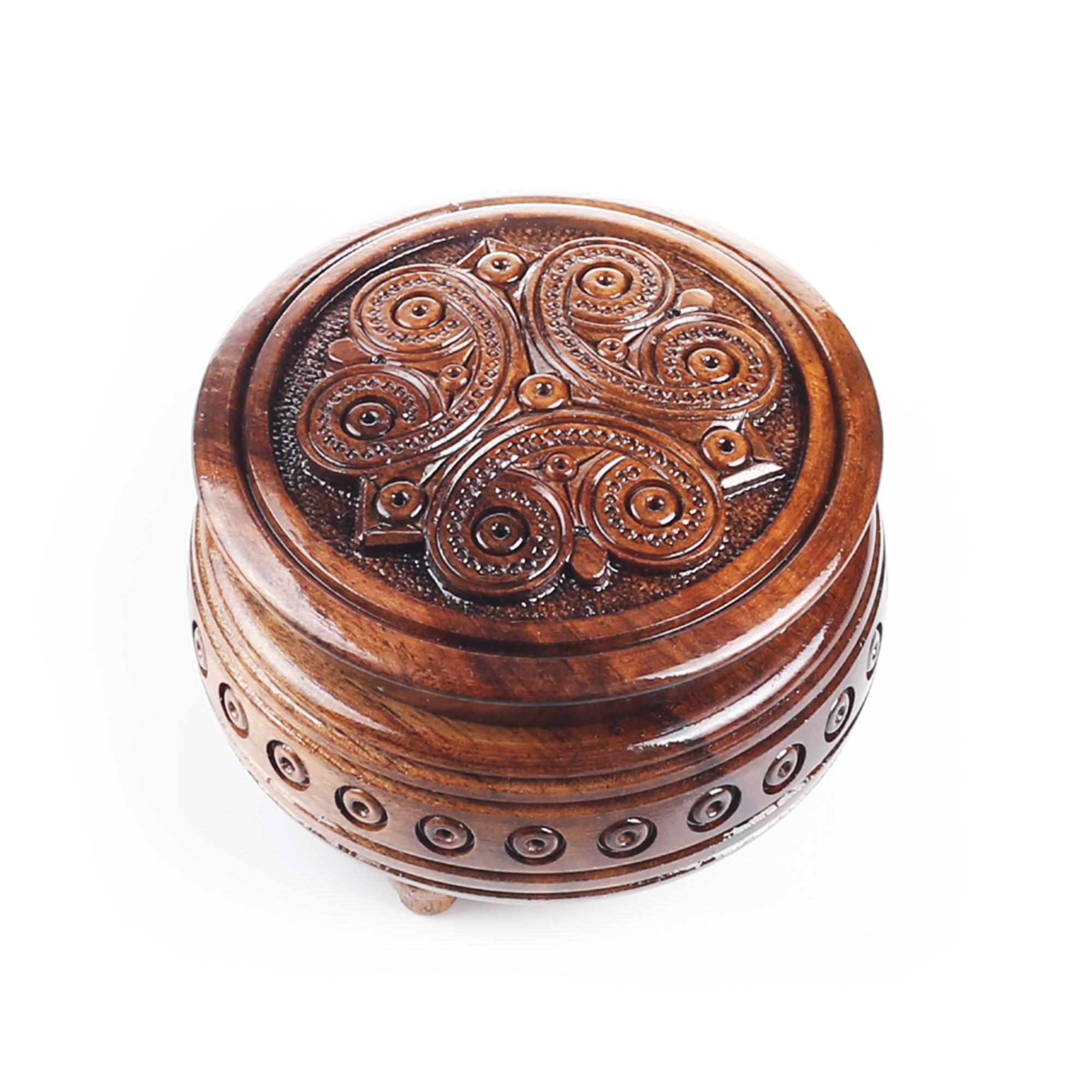 Шкатулка кругла (мала)