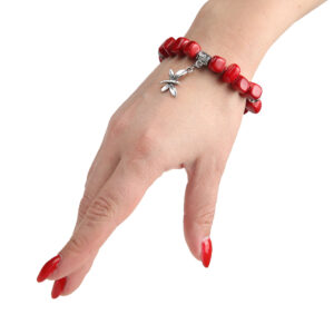 Браслет з коралу фігурного