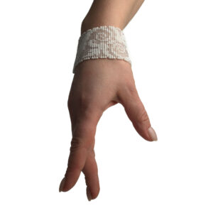 Браслет з бісеру Візерунок білий