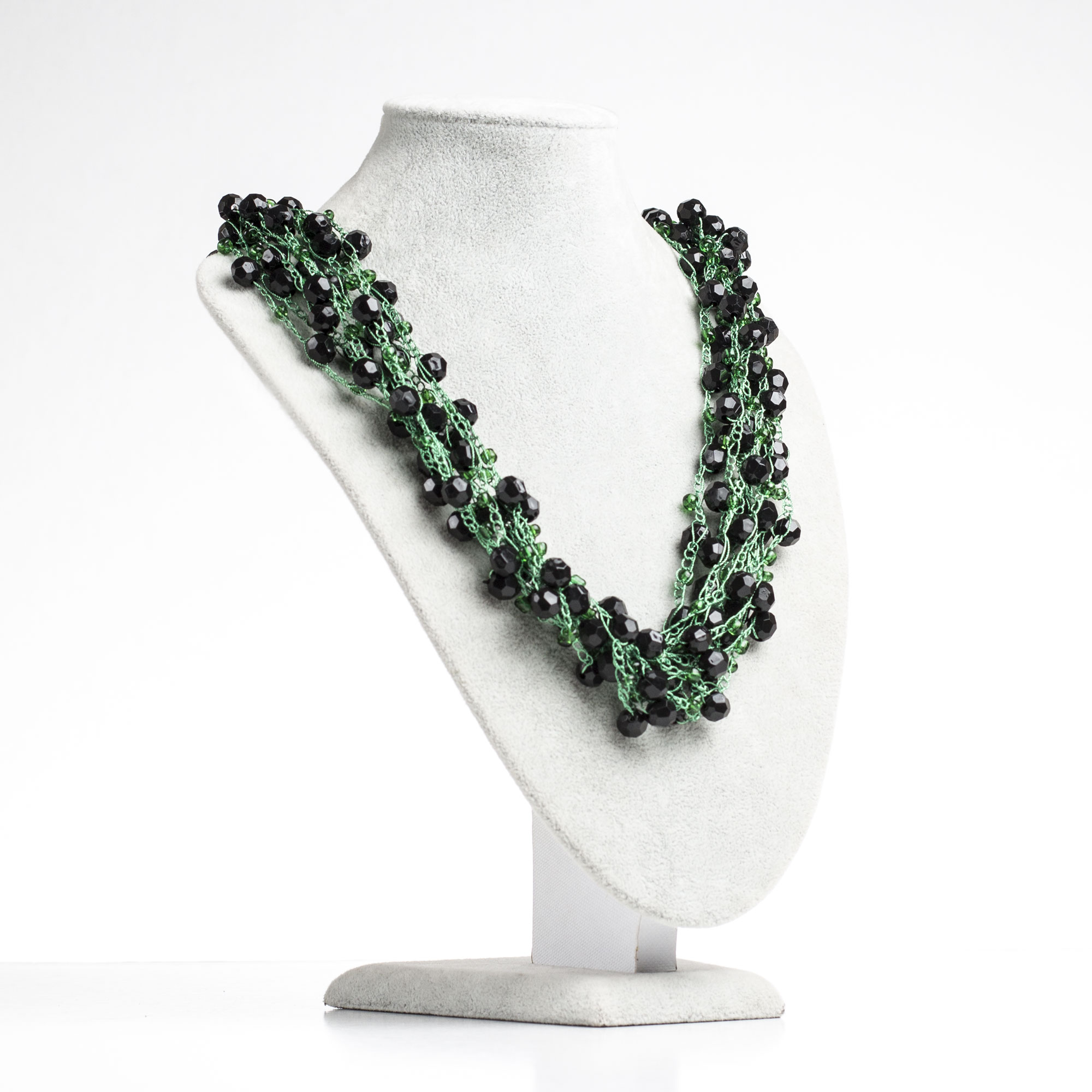 Кольє чорно-зелене - Зображення 3