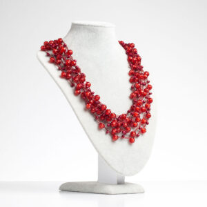 Кольє червоне