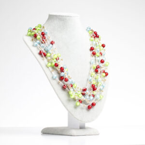 Кольє різнокольорове