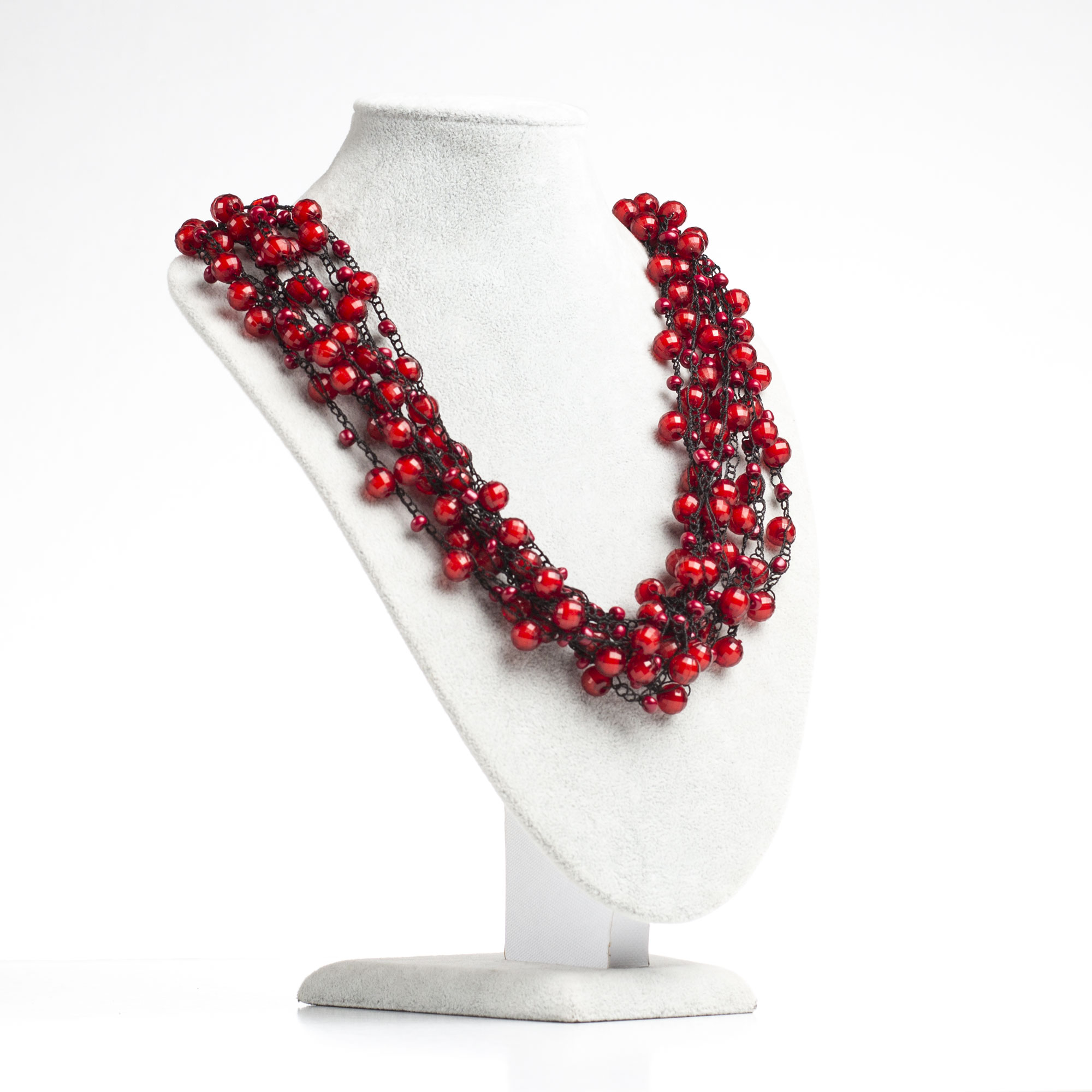 Кольє червоно-чорне - Зображення 3