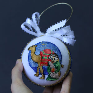 Іграшка новорічна вишита 84