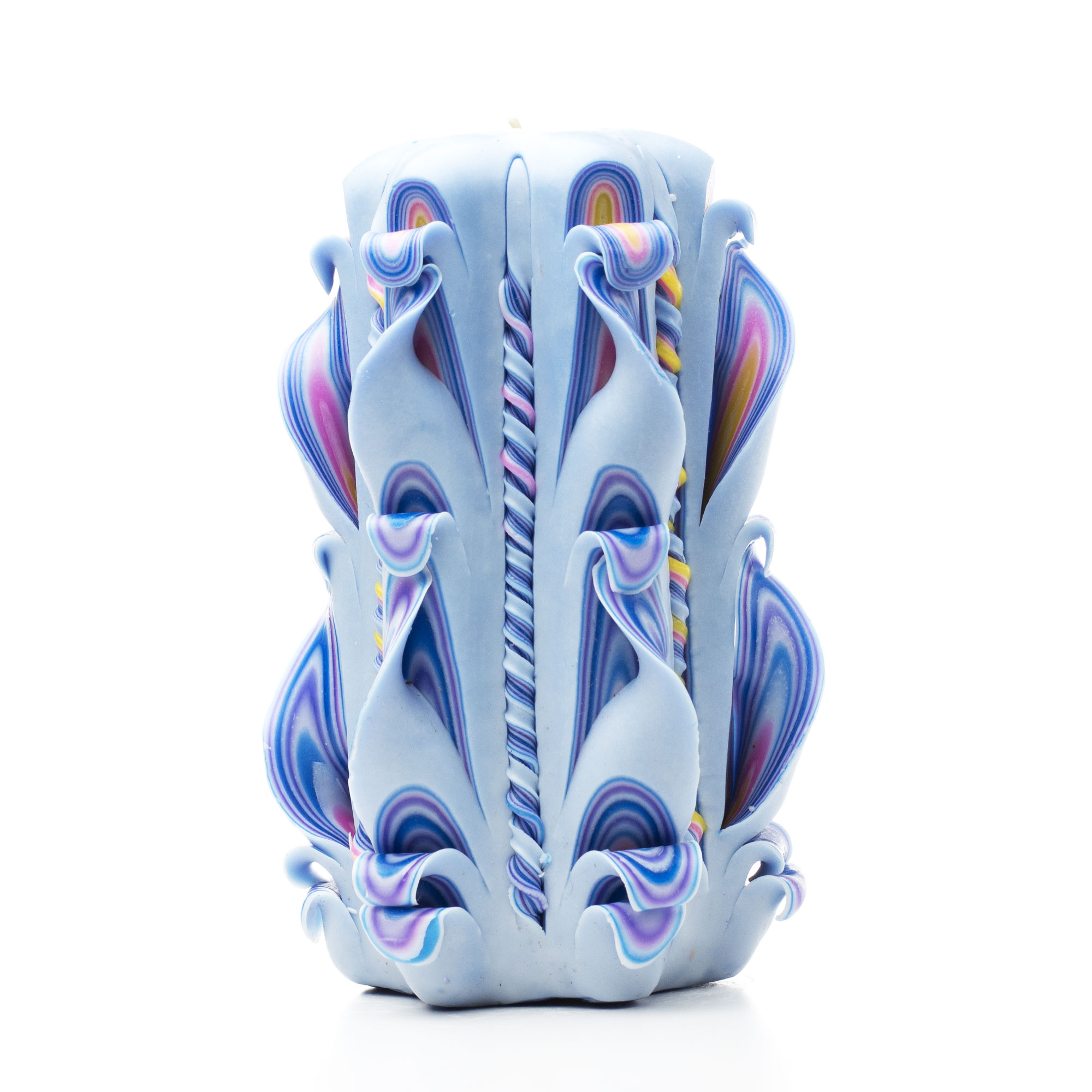 Свічка різьблена "Блакитна"