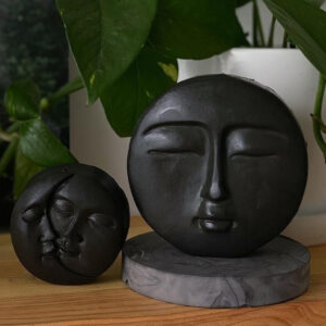 Набір свічок з соєвого воску чорний