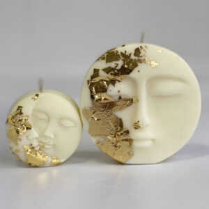 Набір свічок з соєвого воску білий