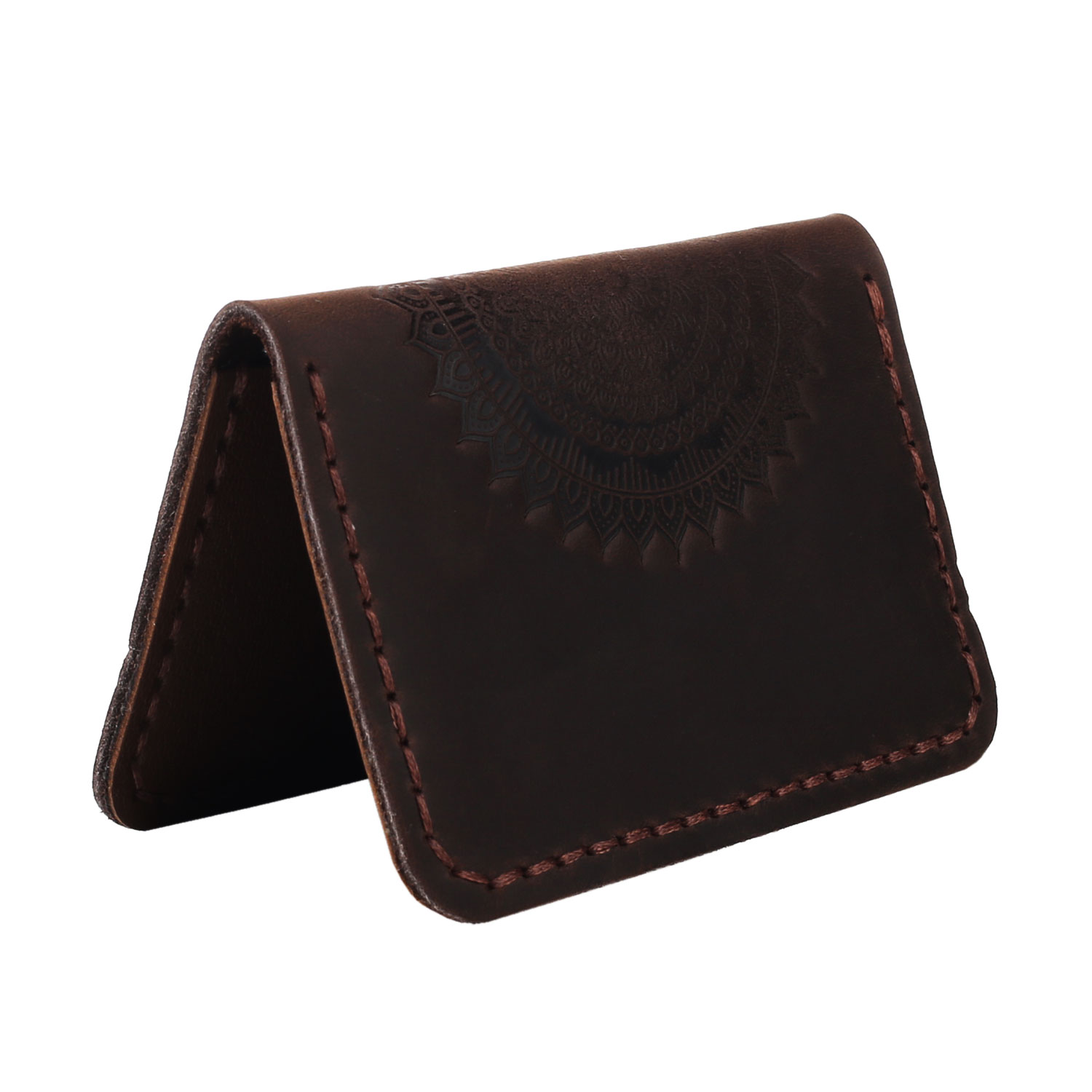Обкладинка для документів(картхолдер) коричнева "Мандала" - Зображення 3