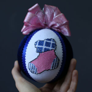 Іграшка новорічна вишита 65