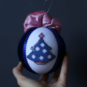 Іграшка новорічна вишита 66