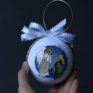 Іграшка новорічна вишита 81