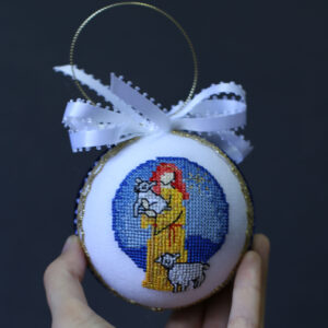 Іграшка новорічна вишита 83