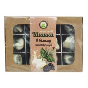 Шишки в білому шоколаді