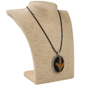 Кулон вишитий "Колоски"