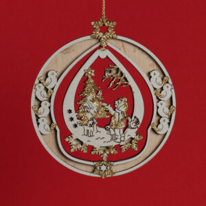 Іграшка "Дитина і ялинка" 3Д