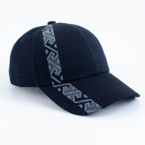 Бейсболка "Етно" вишивка (темно-синій графіт)