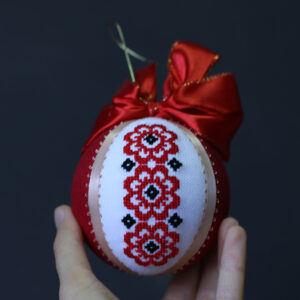 Іграшка новорічна вишита 47